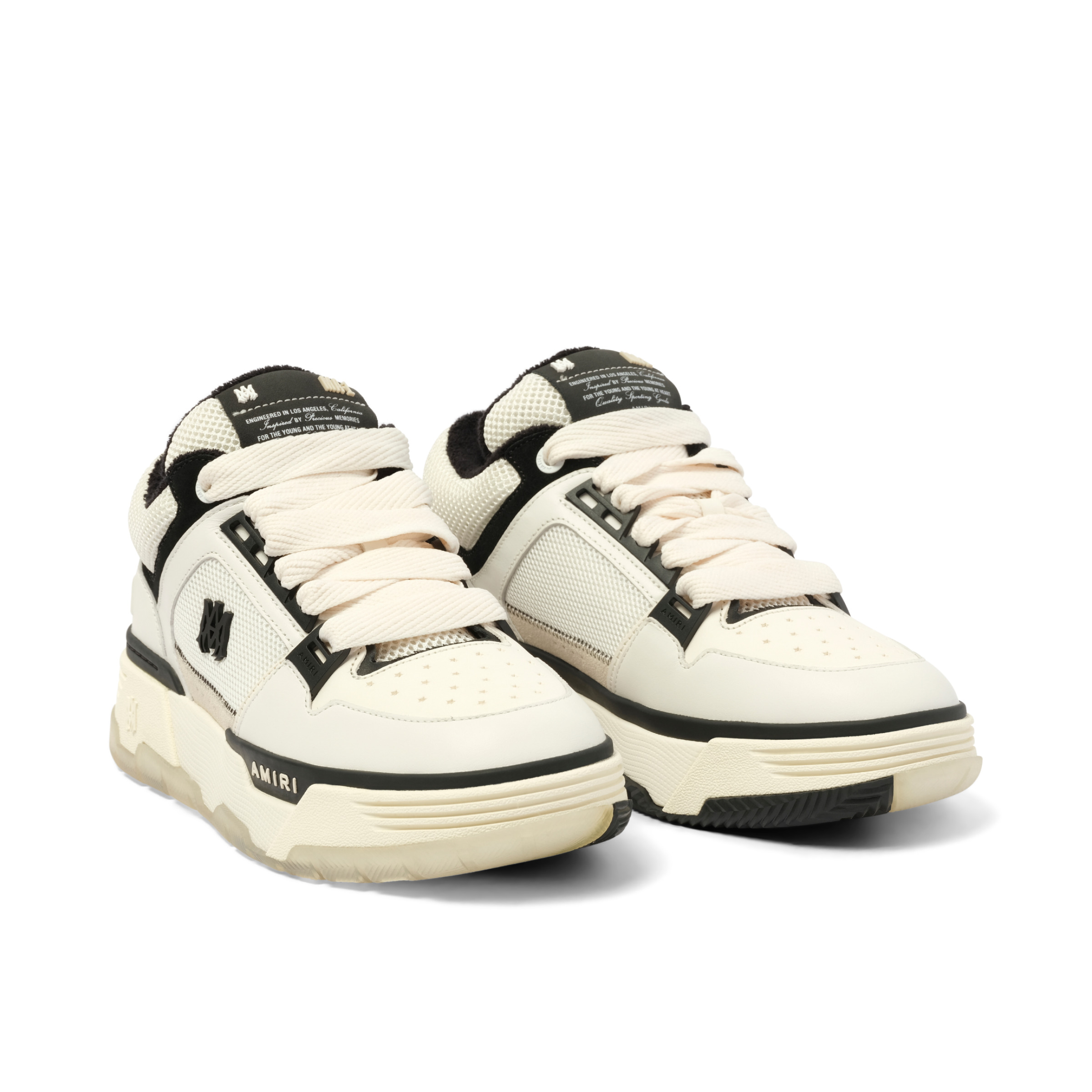 MA-1 Sneaker in White/Black/White - 2