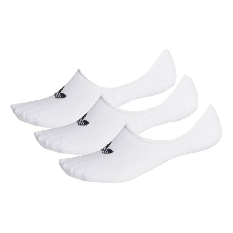 adidas originals Unisex Low Cut Logo Socks 3 Packs White FM0676 1
