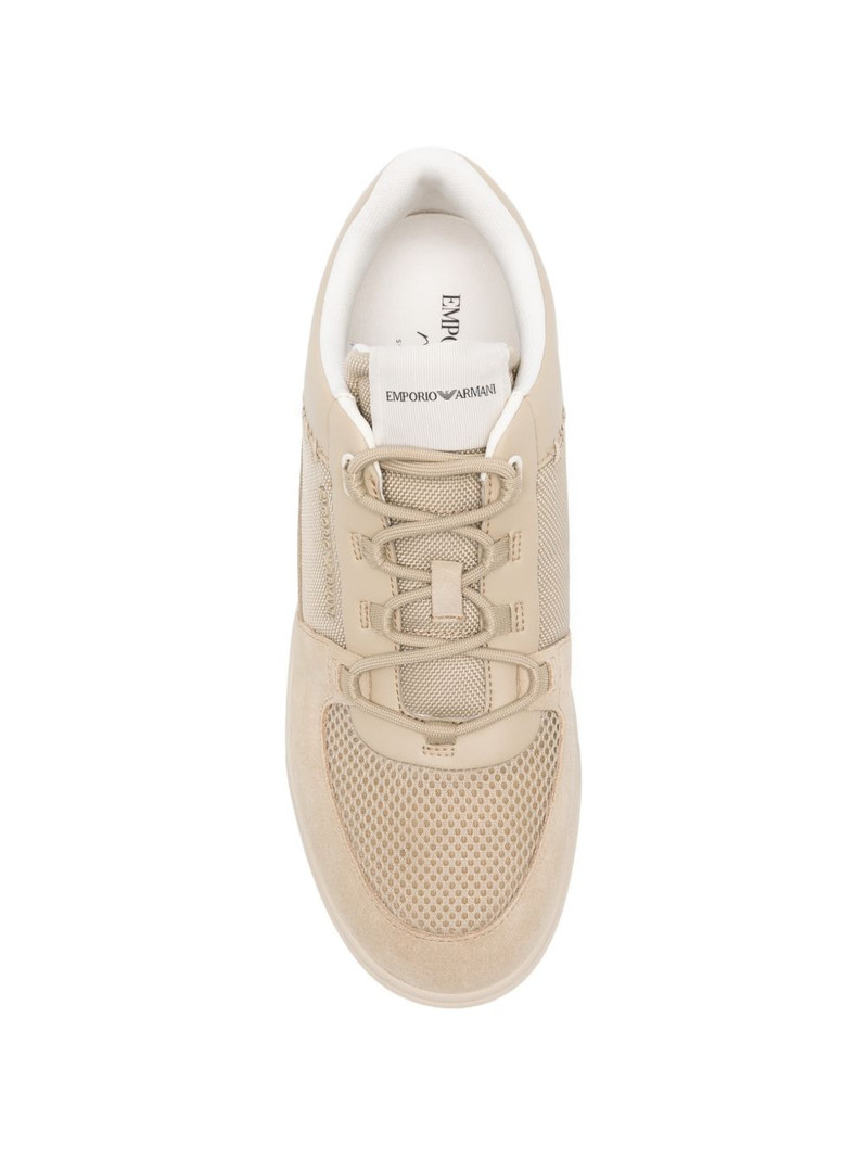 panelled mesh-detail sneakers 4