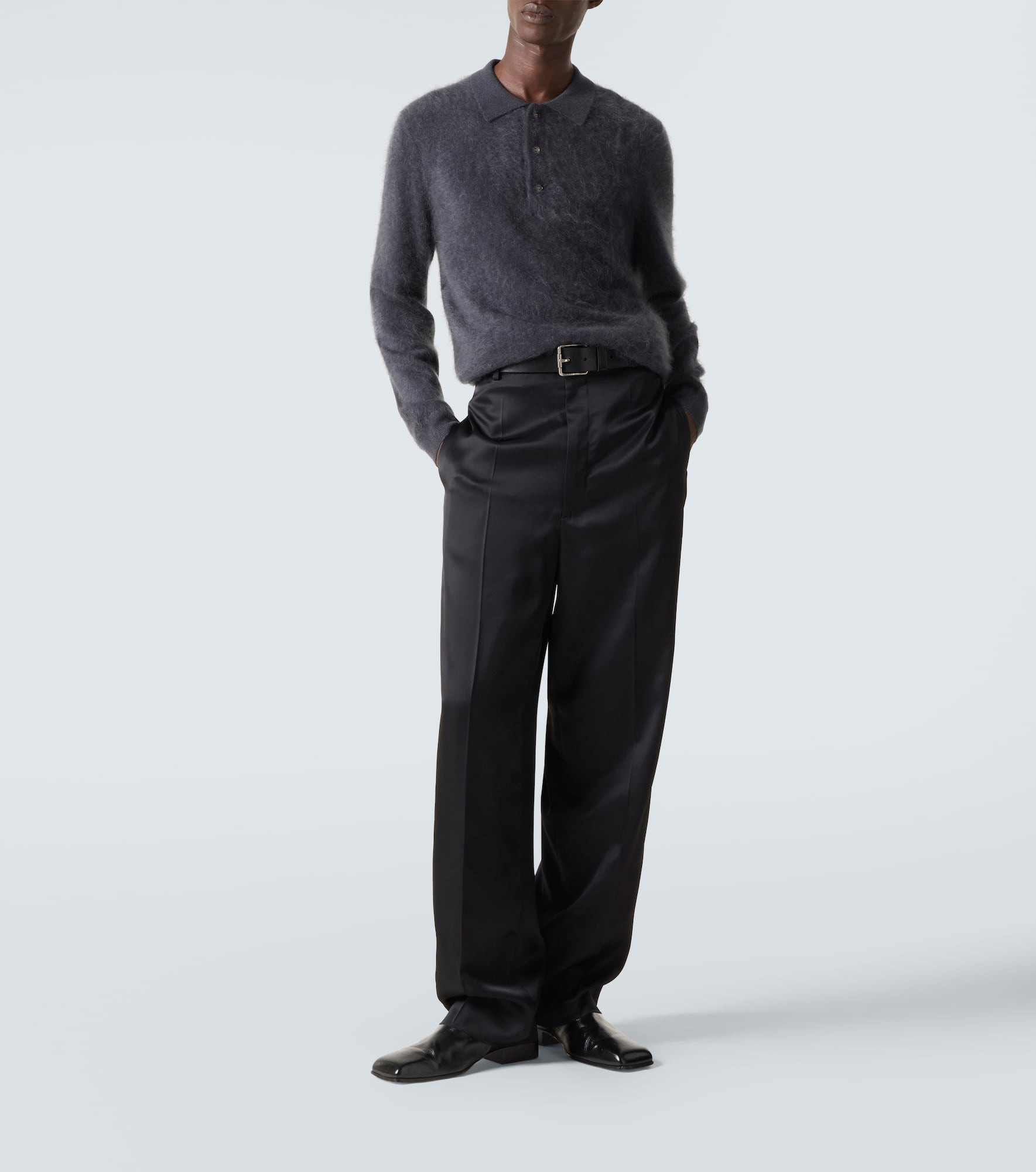 High-rise straight pants - 2