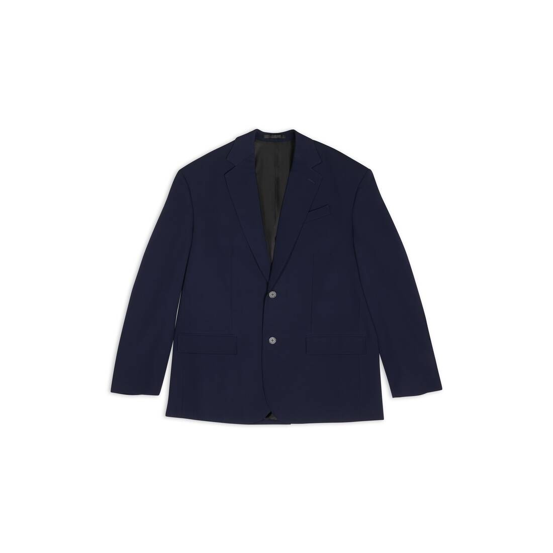Oversized Jacket in Navy Blue - 1