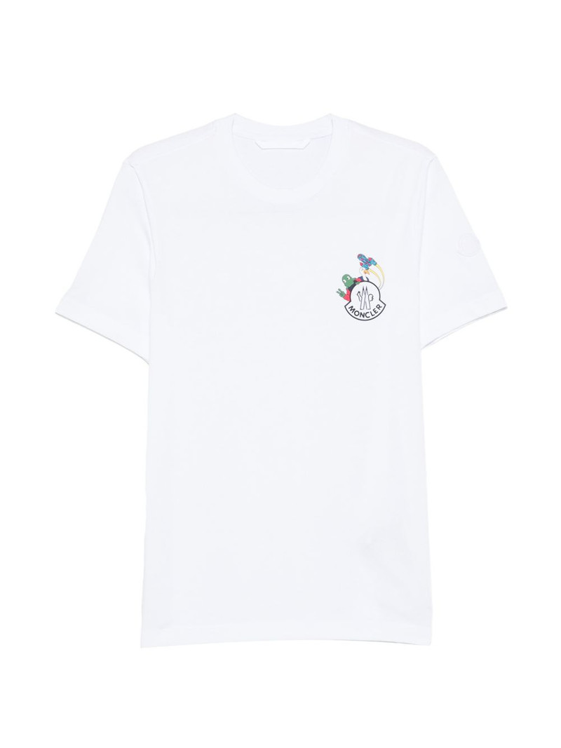 cartoon logo graphic T-shirt 1