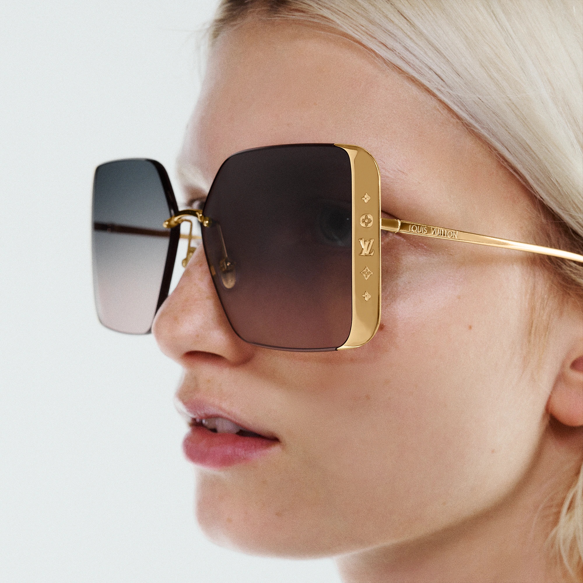 LV Moon Metal Square Sunglasses - 5