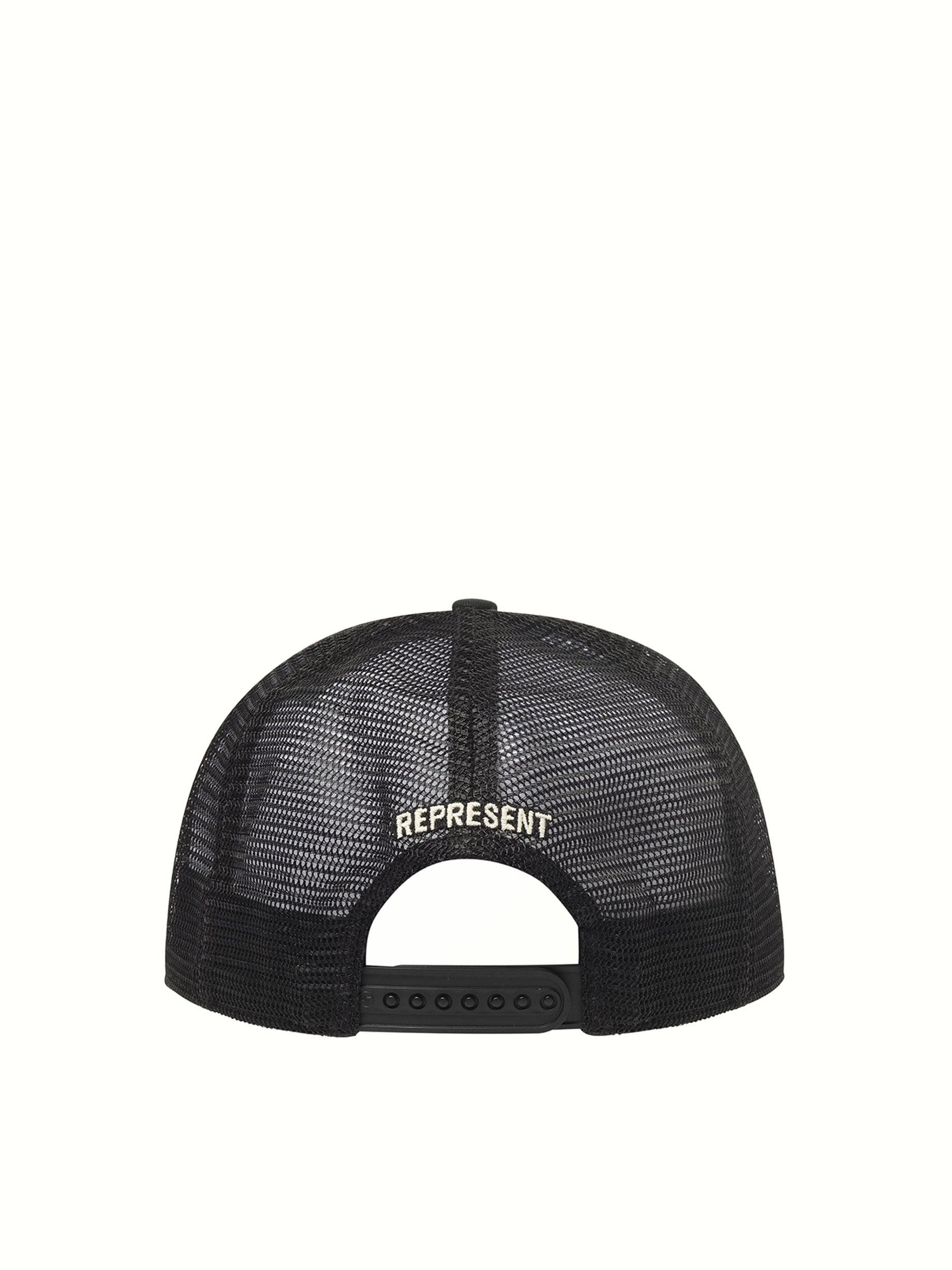 Iron Maiden Anniversary Trucker Cap in Washed Black - 3