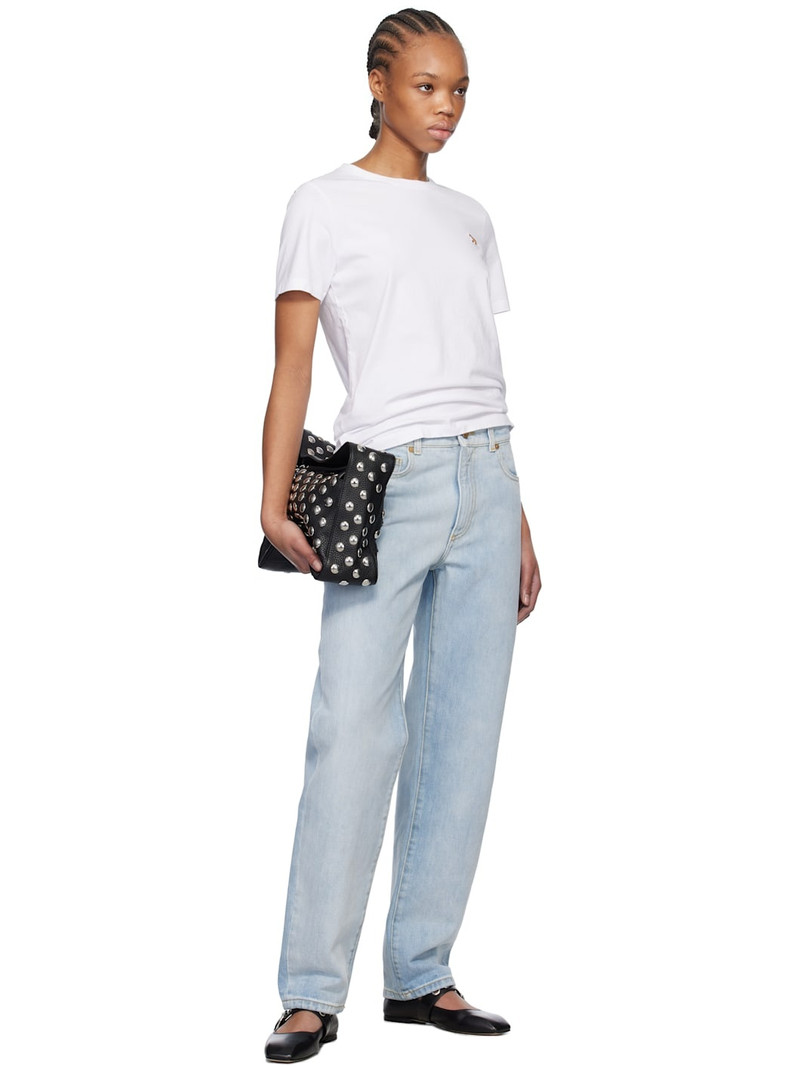 Maison Kitsuné White Baby Fox Patch Regular T-shirt outlook