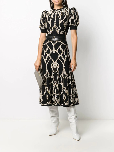 Alexander McQueen intarsia jewellery knitted dress outlook