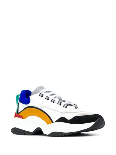 DSQUARED2 panelled low-top sneakers outlook