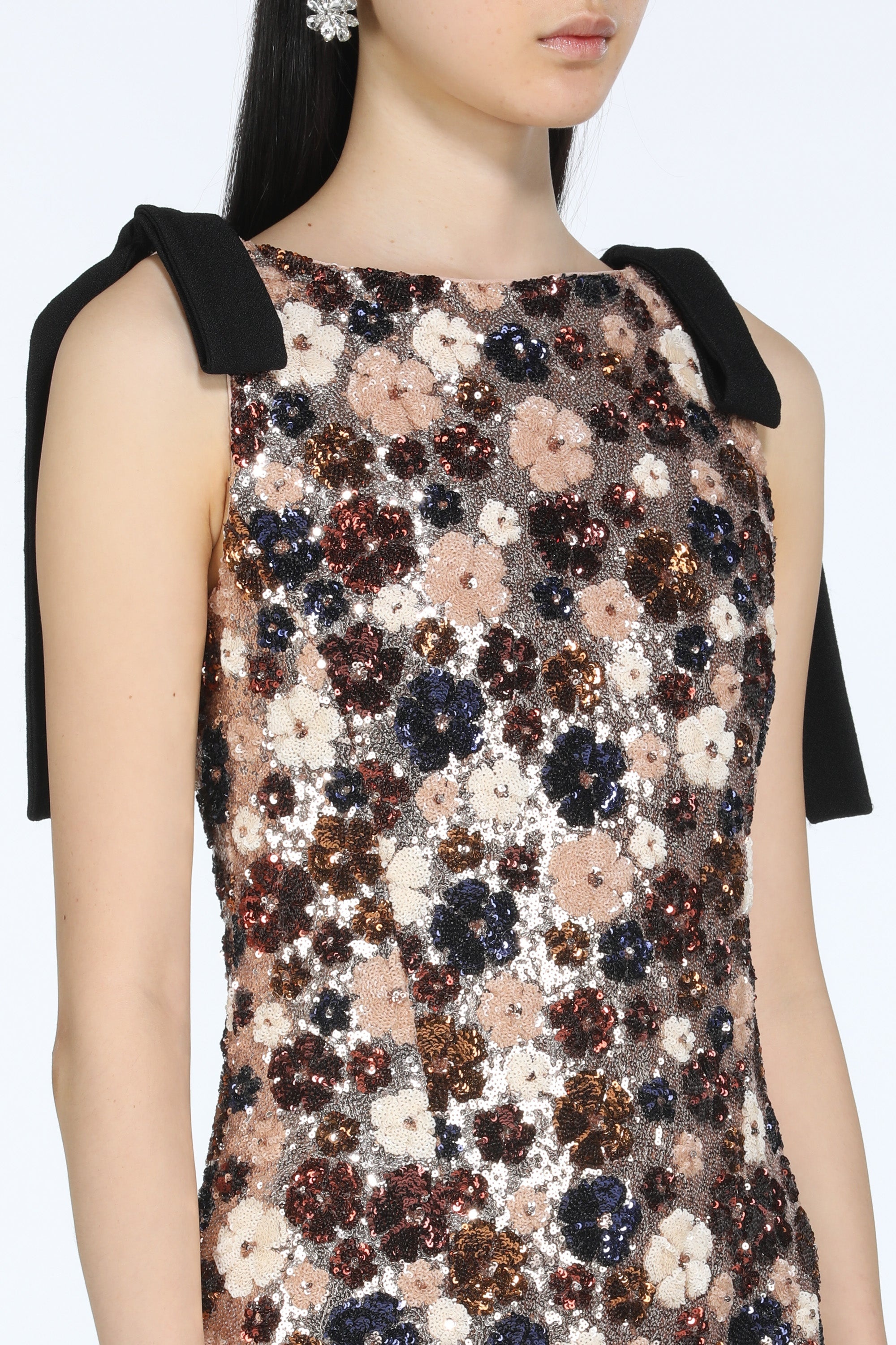 SEQUIN-EMBELLISHED MIDI DRESS - 4