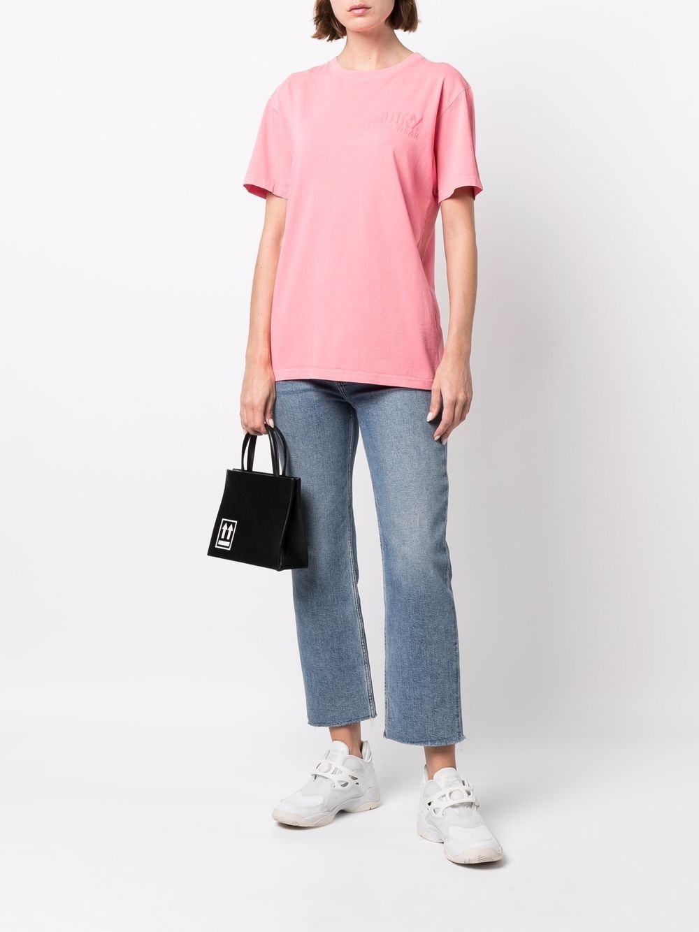 embossed-logo cotton T-Shirt - 2