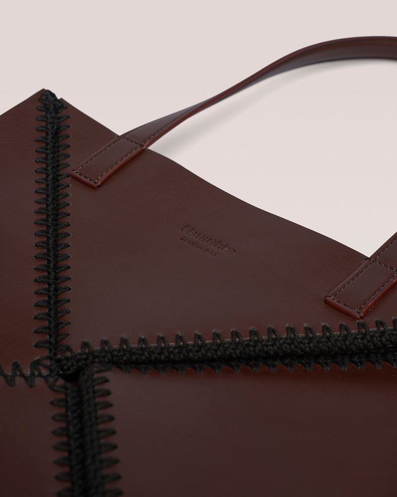 THE ORIGAMI TOTE - Tote bag - Dark brown/Black 3