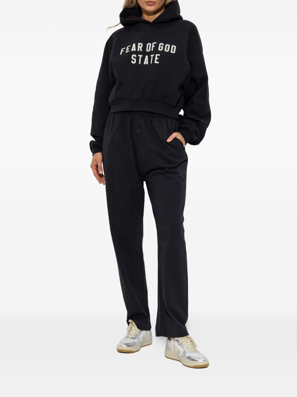 drawstring track pants - 2