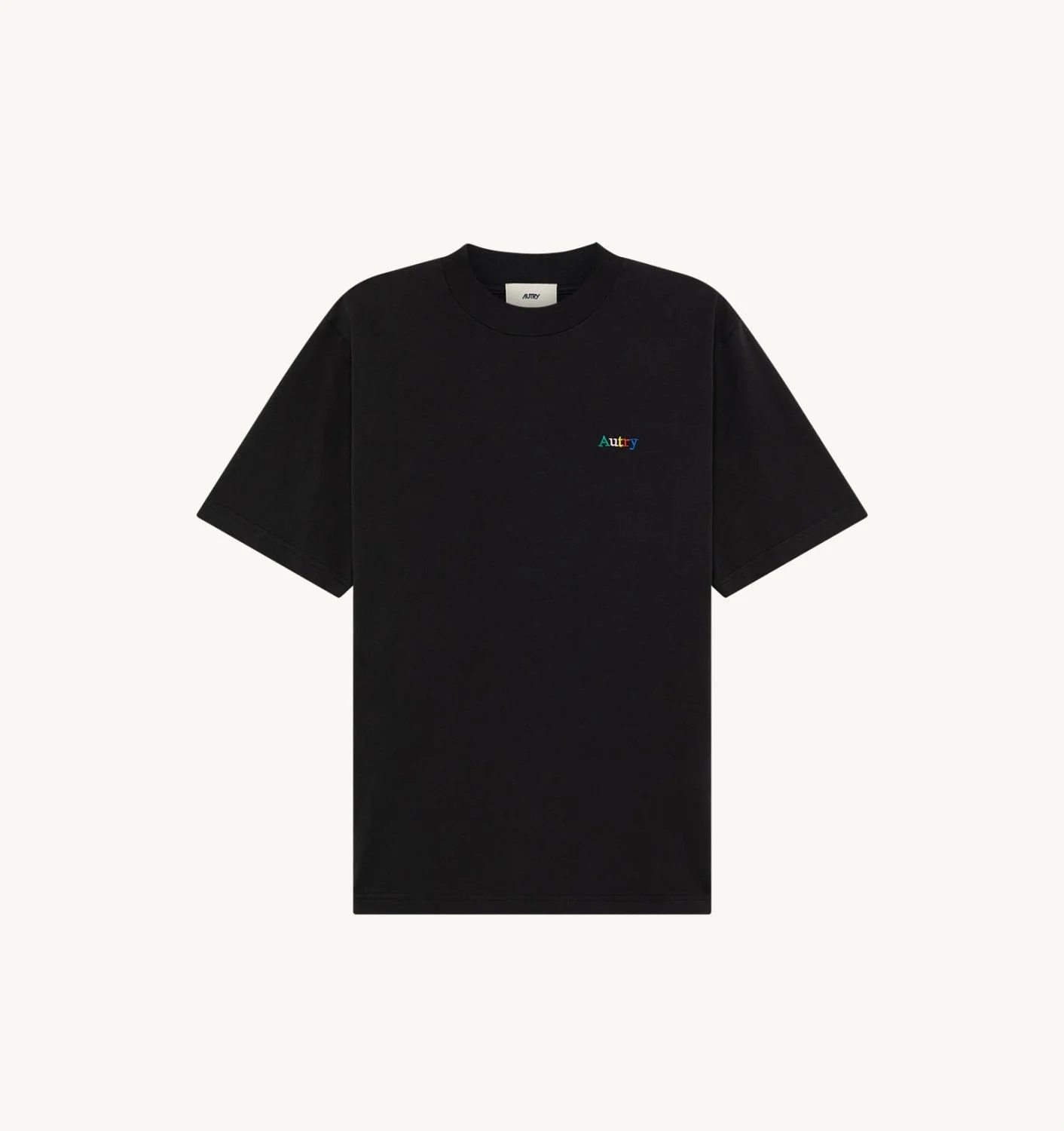 T-SHIRT WITH MULTICOLOR LOGO UNISEX - 1
