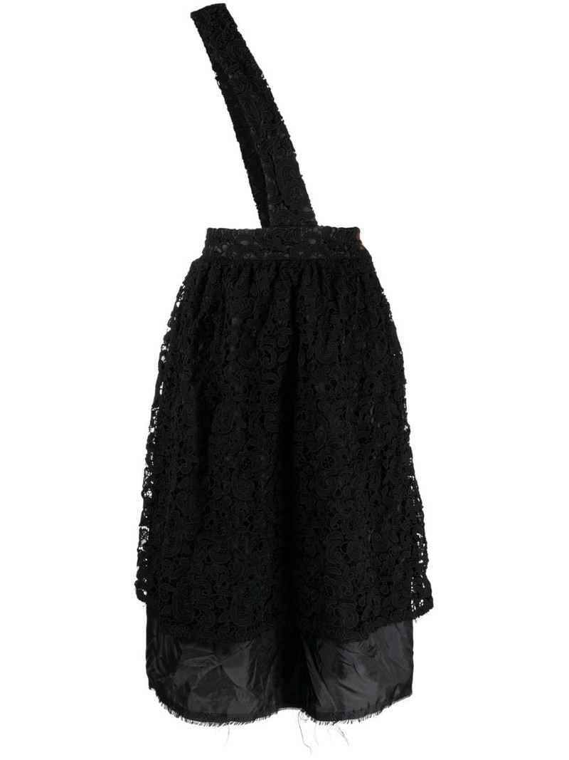 floral-lace high-waisted skirt 1
