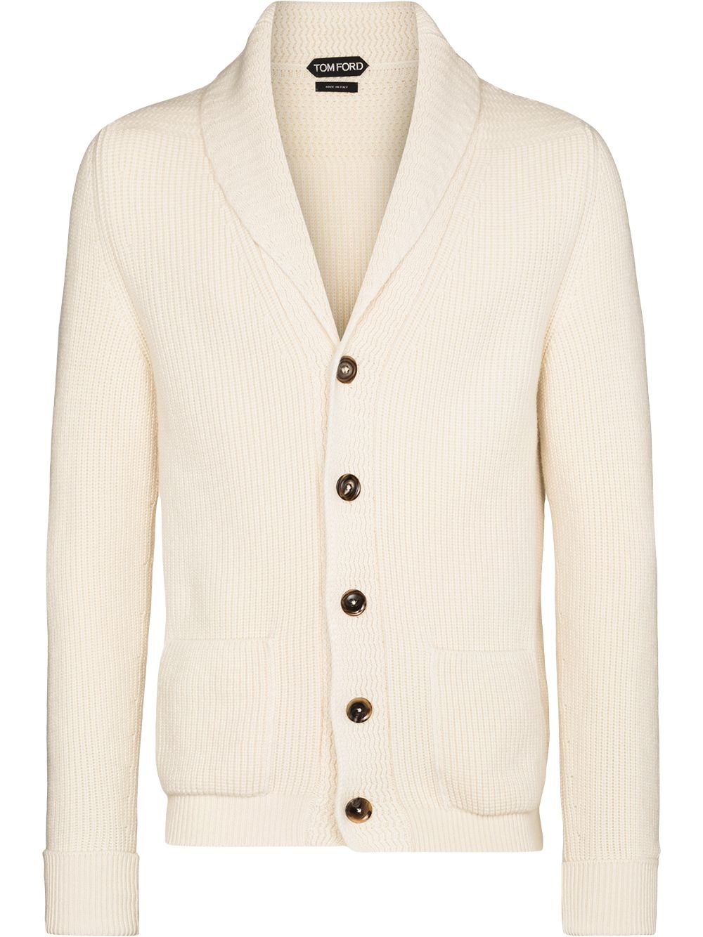 cashmere shawl-collar cardigan - 1