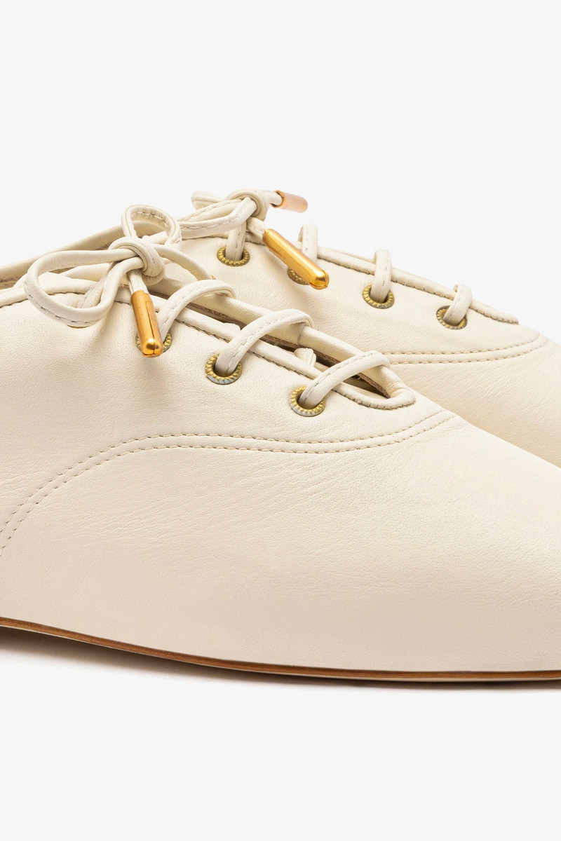 Liza Sneaker In Ivory Leather 4