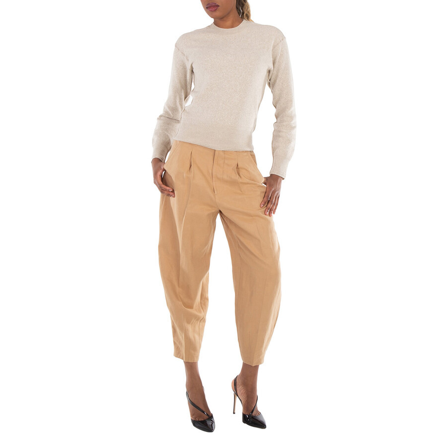 Polo Ralph Lauren - Polo Ralph Lauren High-Waisted Silk Pants - 6