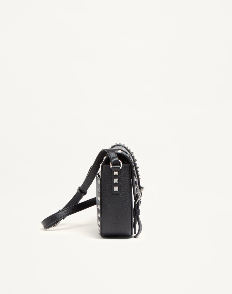 SMALL ROCKSTUD GRAINY CALFSKIN CROSSBODY BAG 3