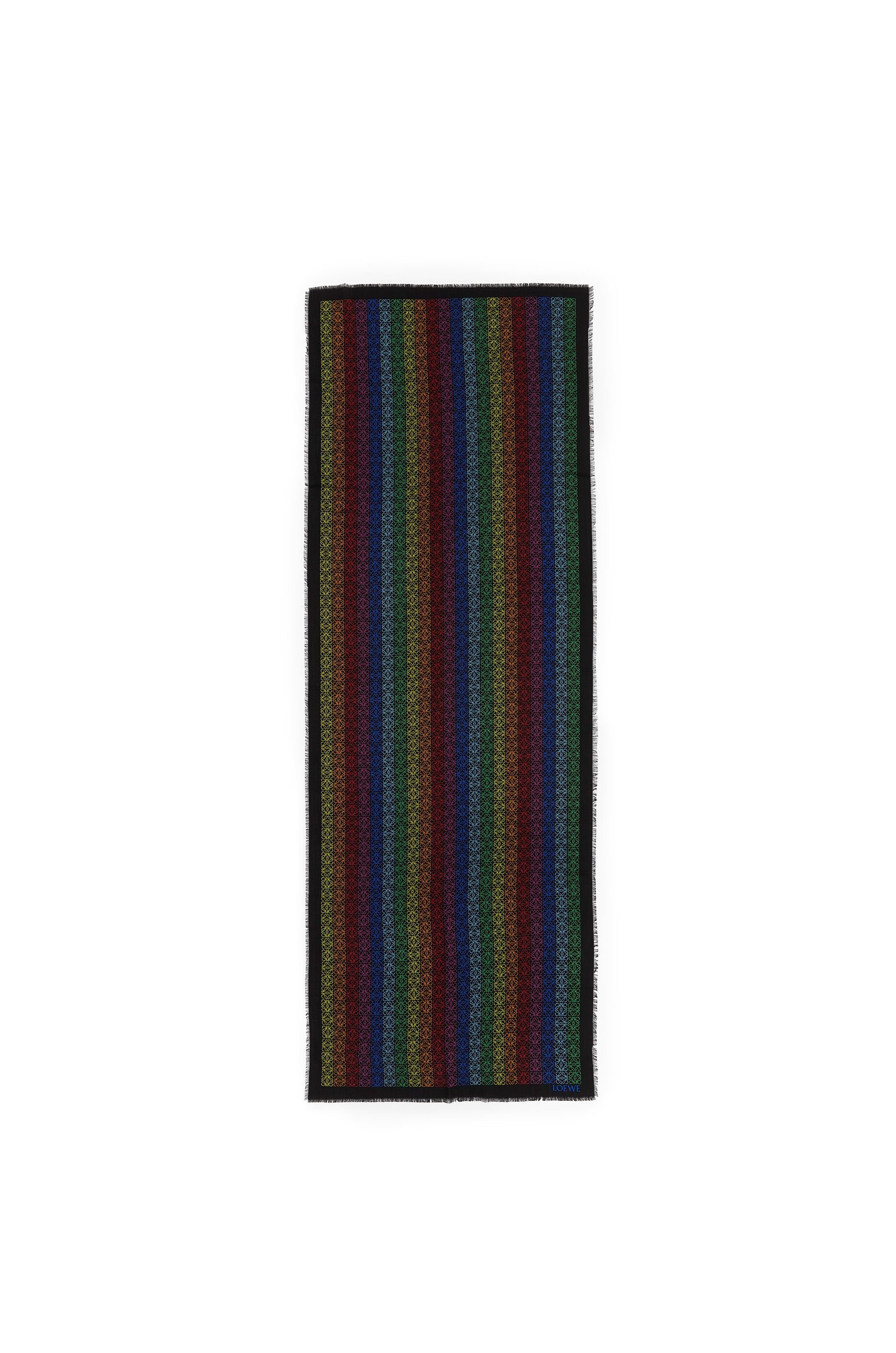 LOEWE Anagram scarf in wool and cashmere - 2