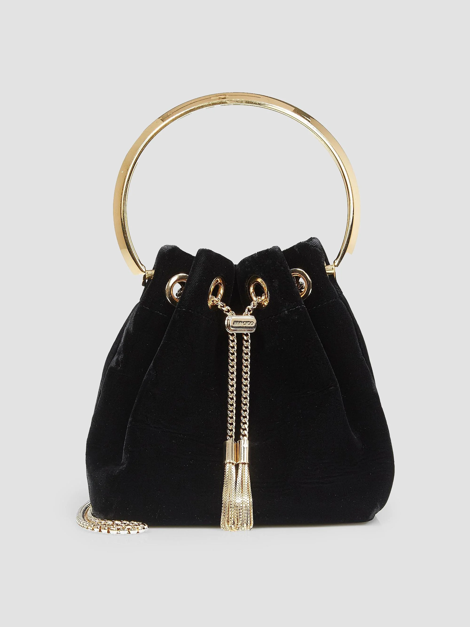 Women's Bon Bon Velvet Mini Bag - Black - 1