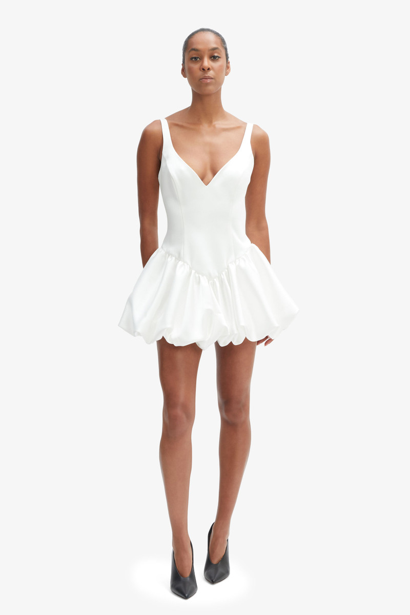 BARDOT Oria Bubble Mini Dress In Orchid White outlook