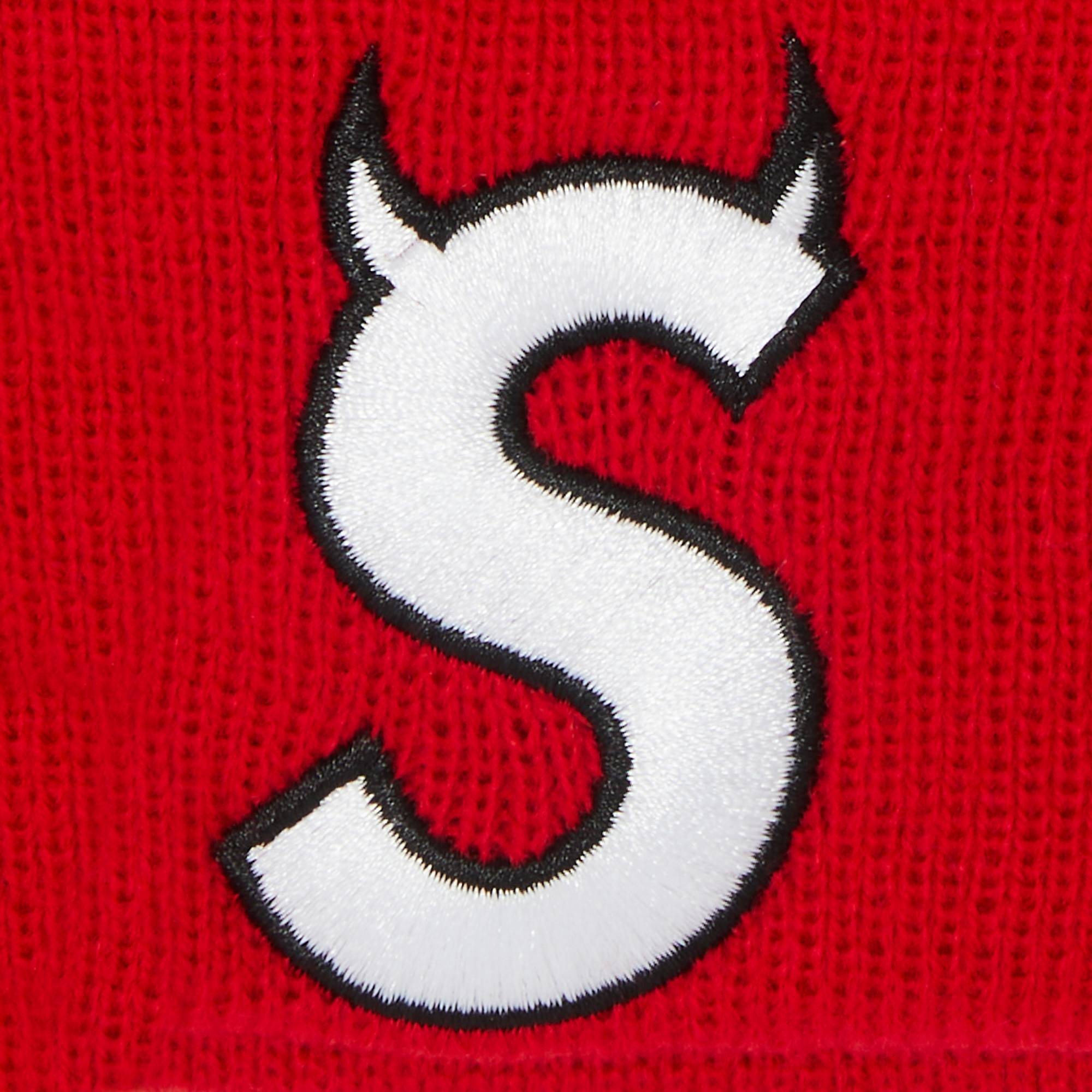 Supreme x New Era S Logo Beanie 'Red' - 3