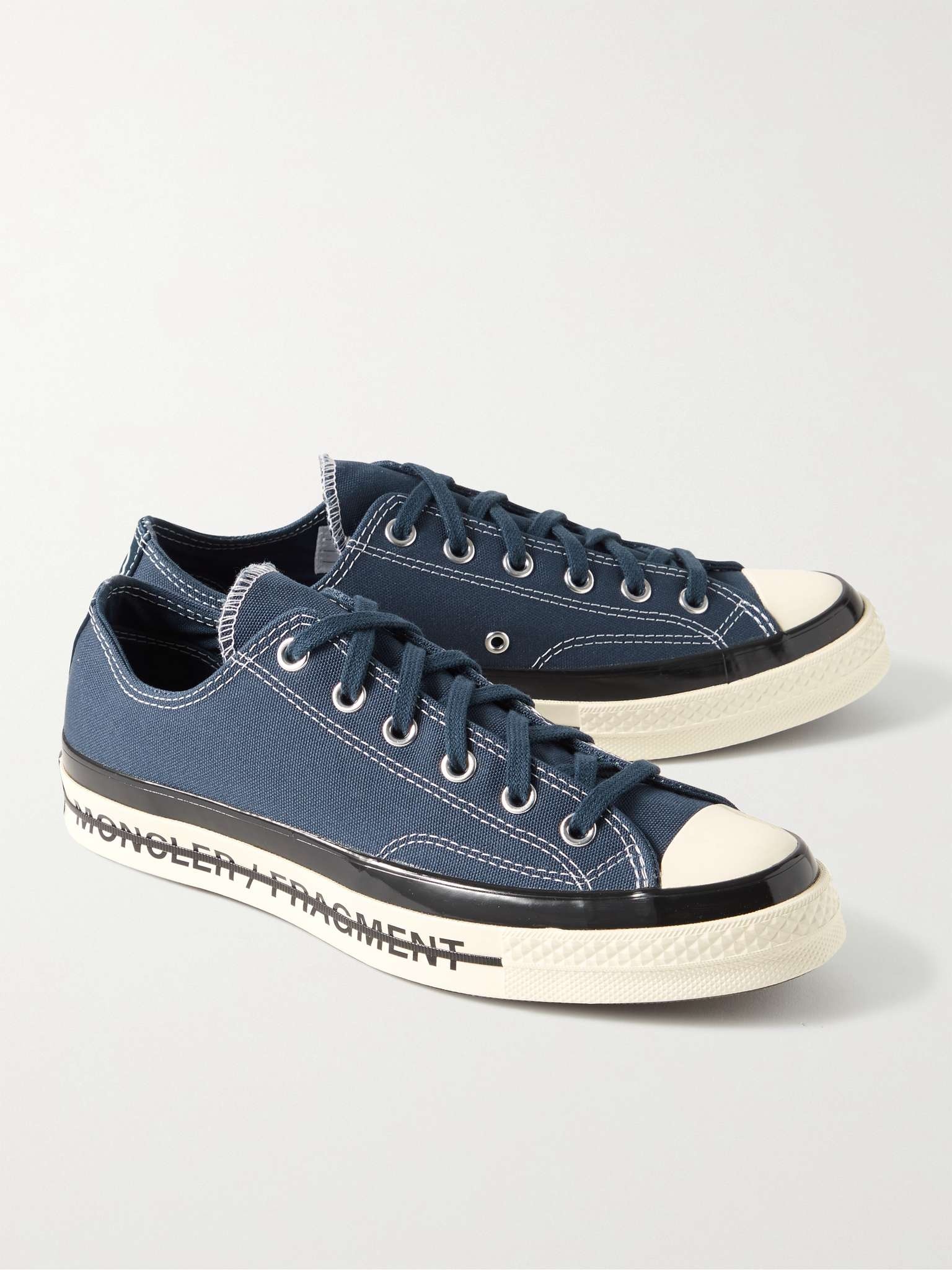 + Converse 7 Moncler Fragment Fraylor III Canvas Sneakers - 4