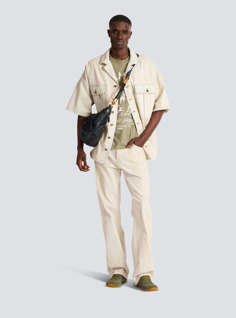 Balmain T-shirt with Balmain Plage print outlook