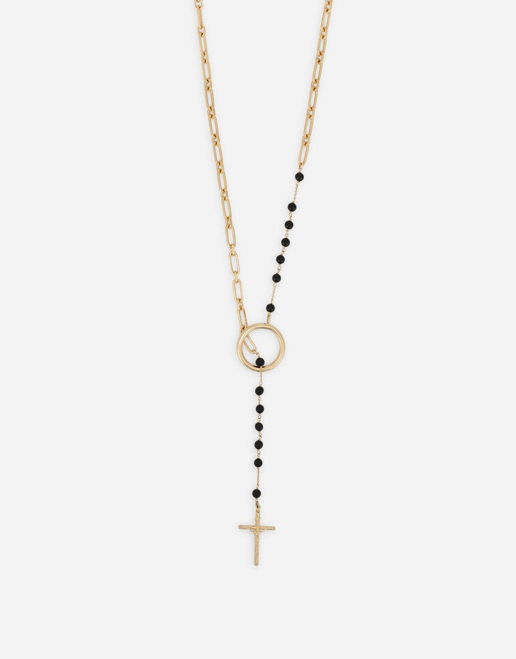 Rosary necklace with chain detailing - 2