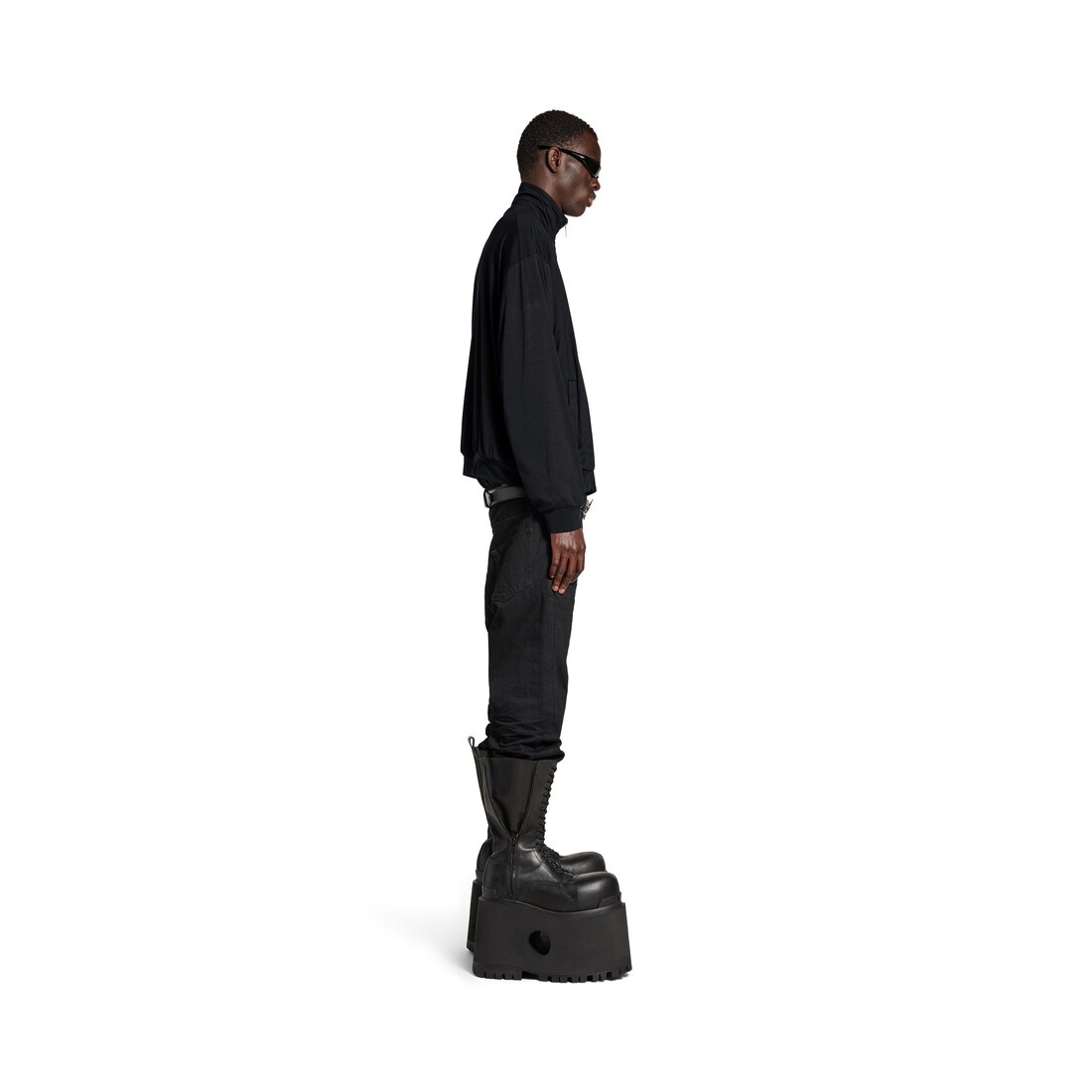 Men's Bb Garderobe Tracksuit Jacket in Black - 3