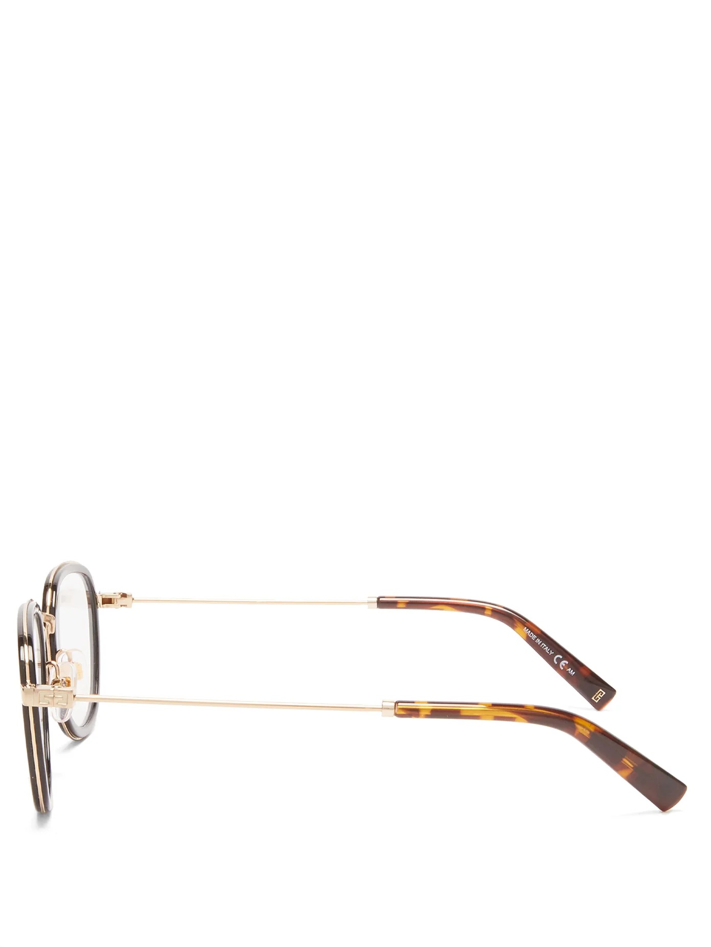 Round metal and acetate glasses - 4