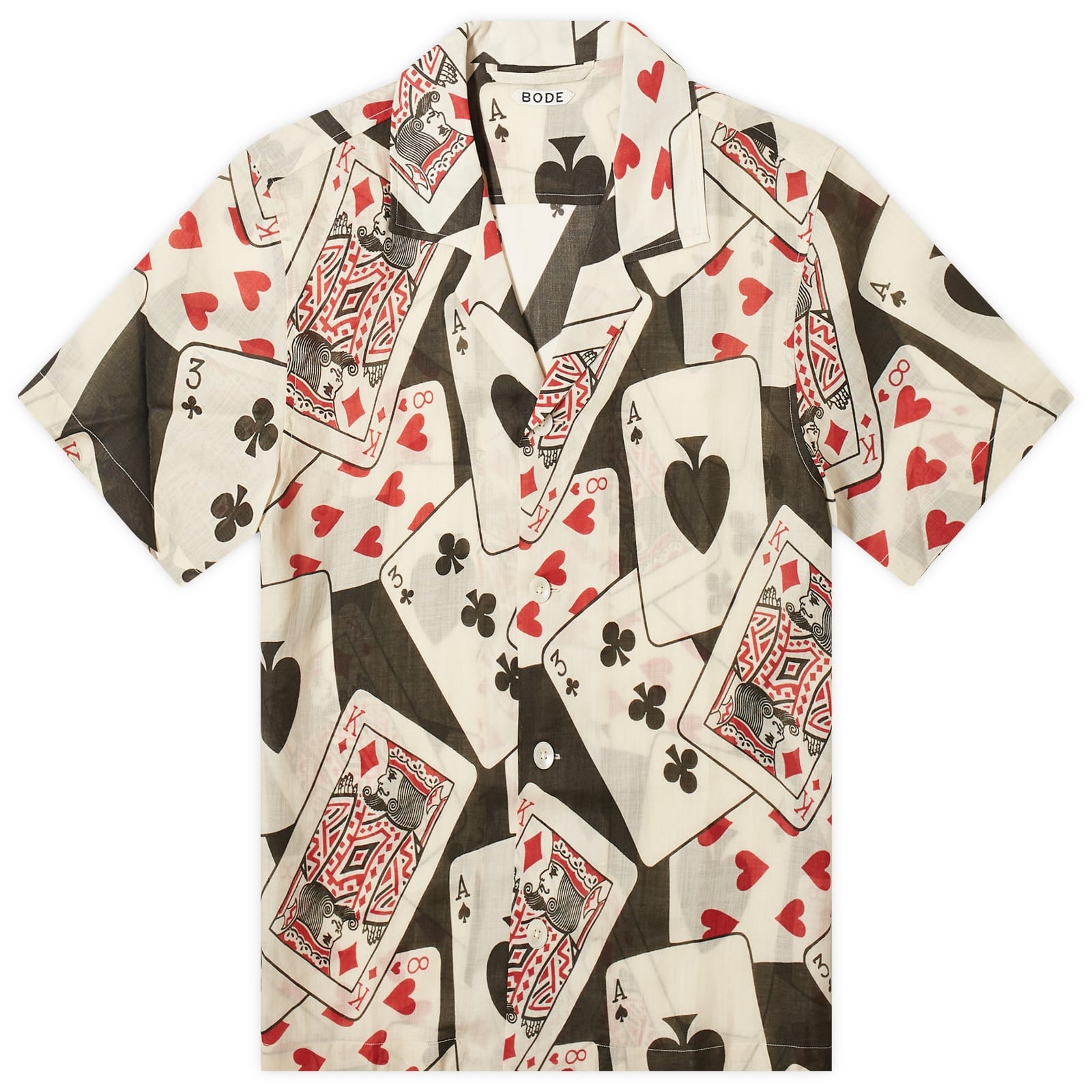 BODE Ace Of Spades Vacation Shirt - 1