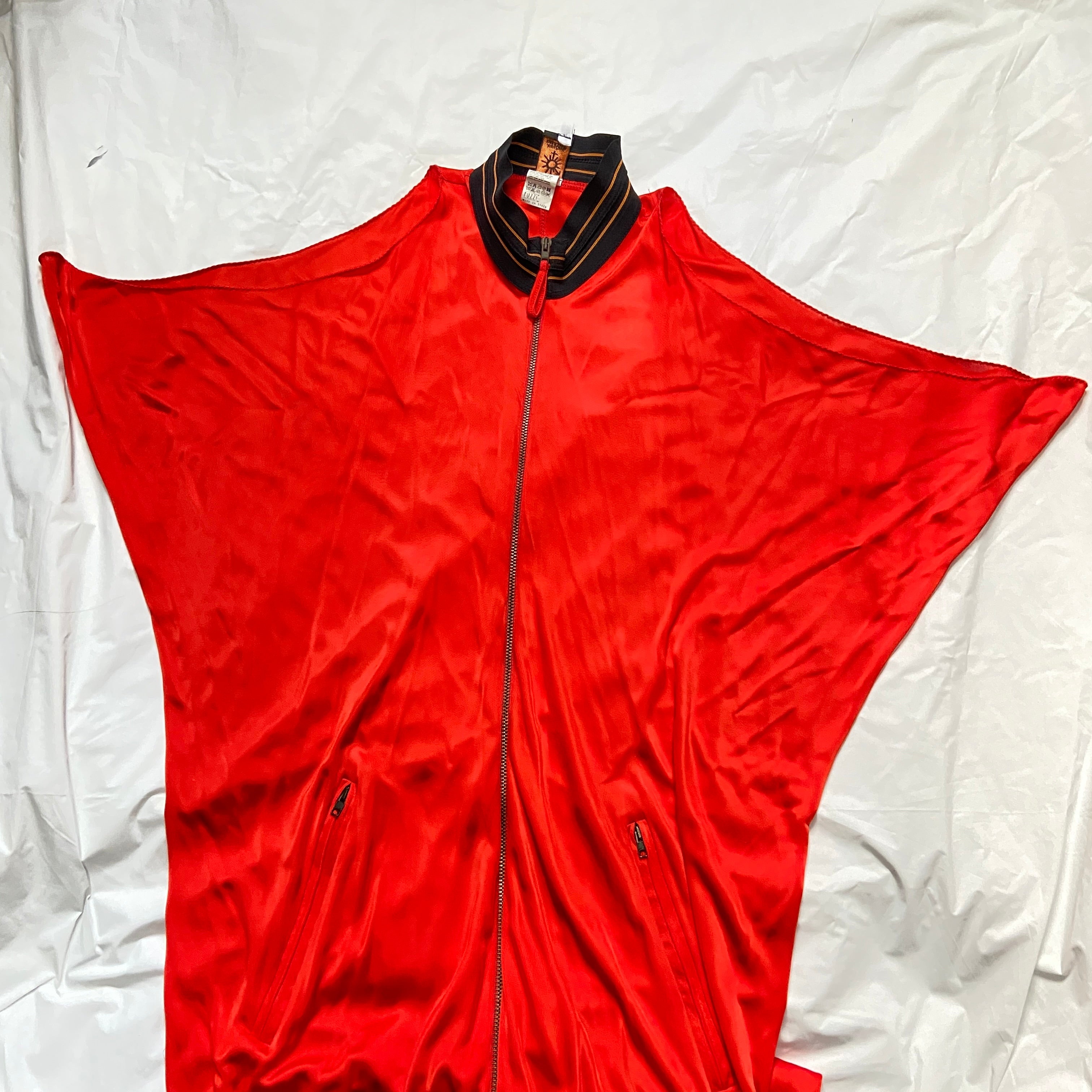 Jean Paul Gaultier fall 2007 red bomber zip dress - 6