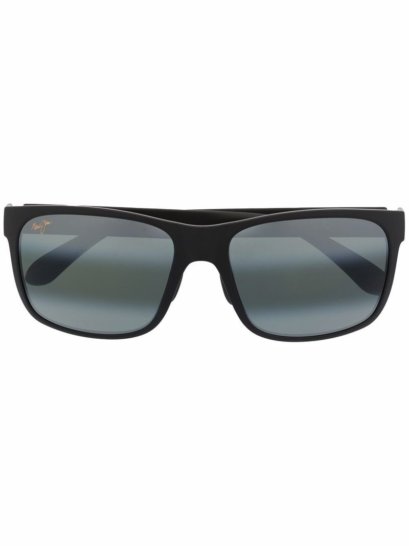 square-frame tinted sunglasses 1