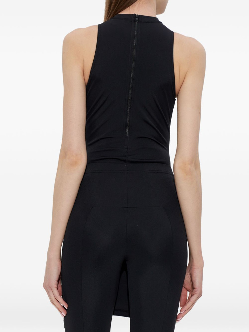sleeveless mock-neck body 4