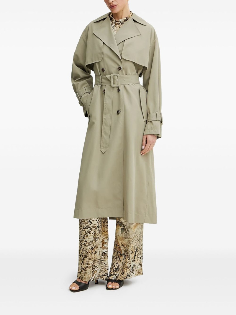 GUESS USA belted double-breasted trench coat outlook