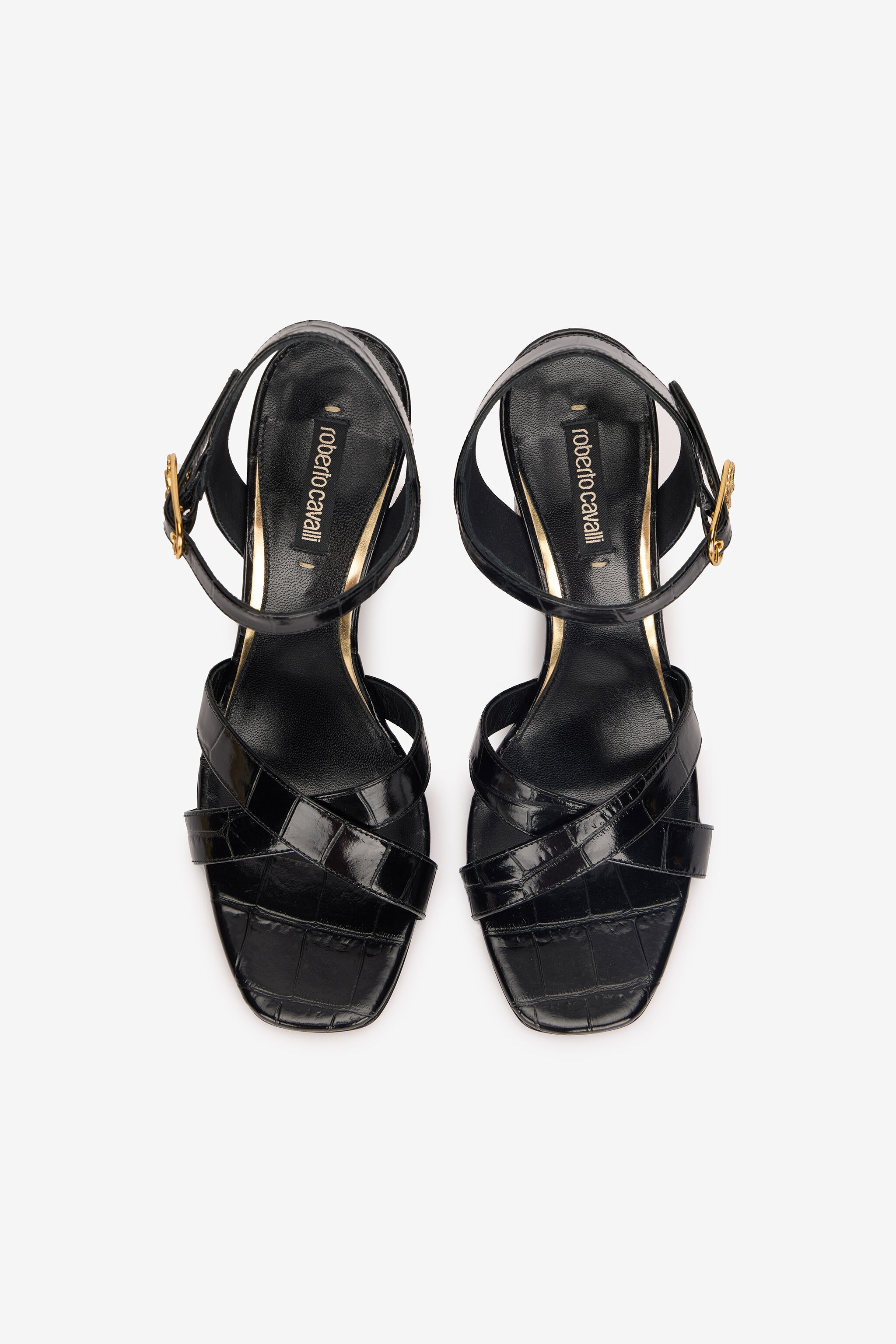 Sandals With Straps And Thick Heel - 6