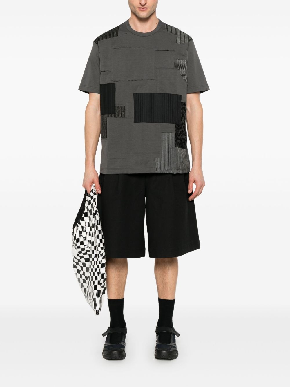 patchwork T-shirt - 2
