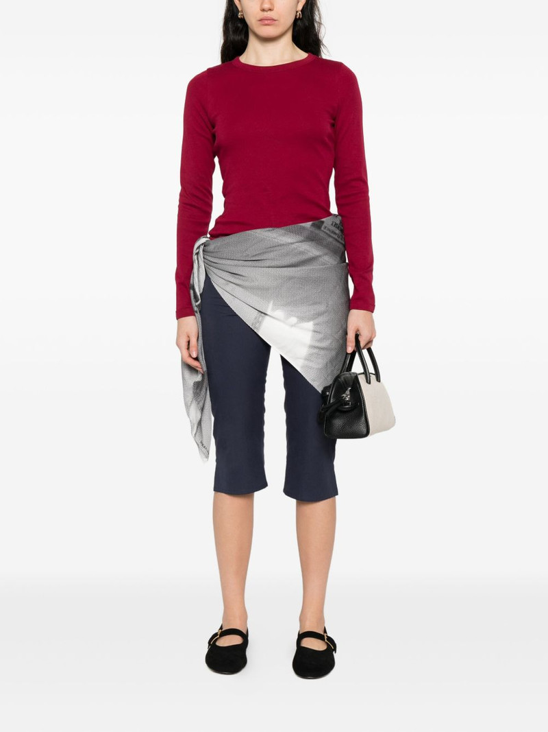FLORE FLORE Max long-sleeve round-neck T-shirt outlook