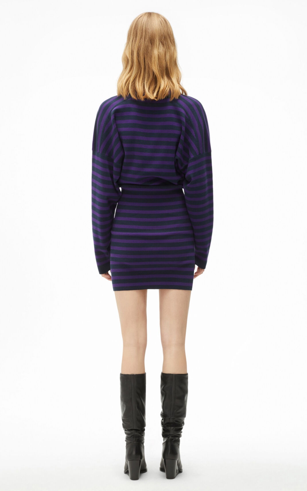 Striped jumper dress - 3