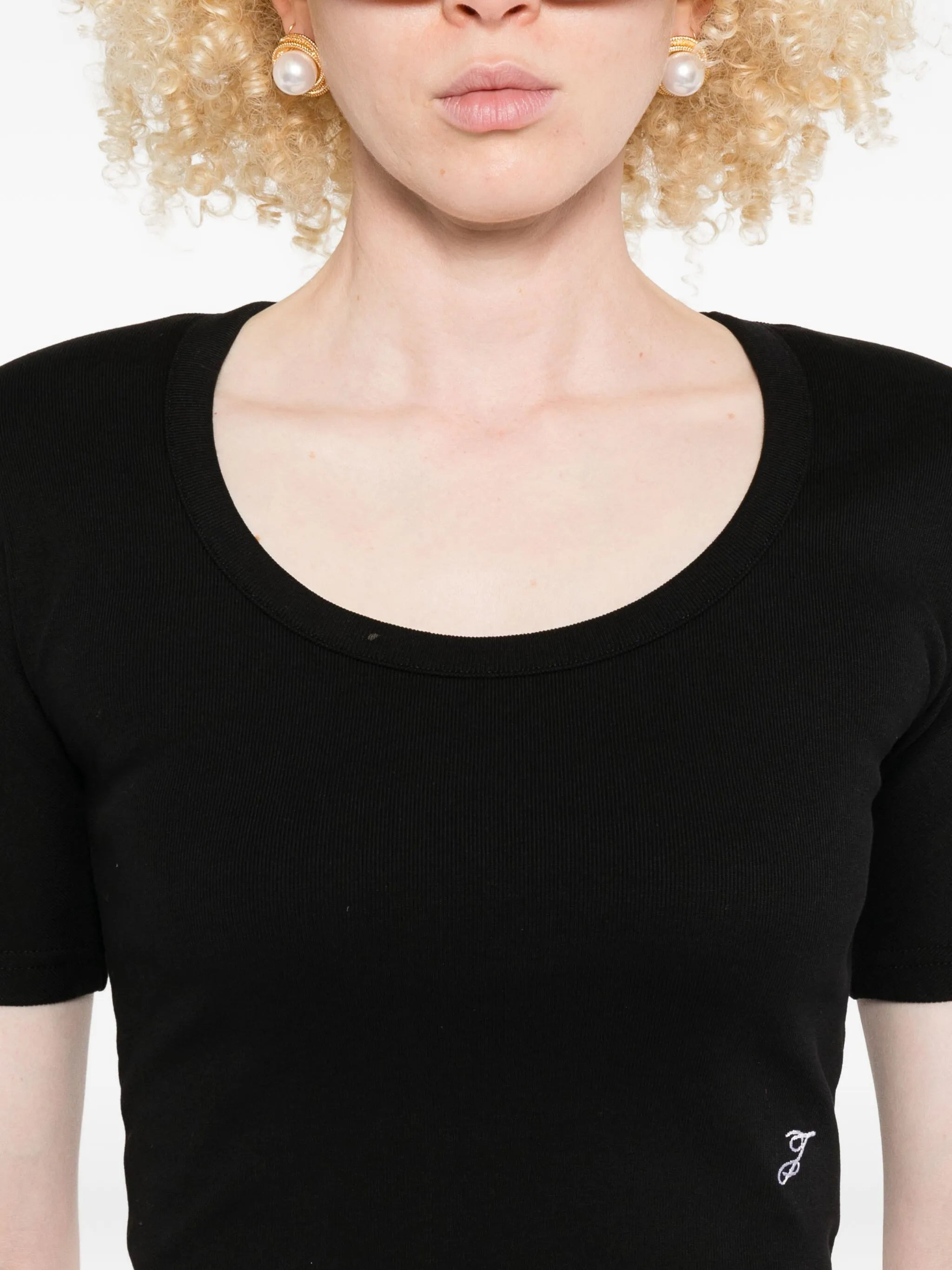 Jacquemus The Espiral Scoop-neck T-shirt - 5
