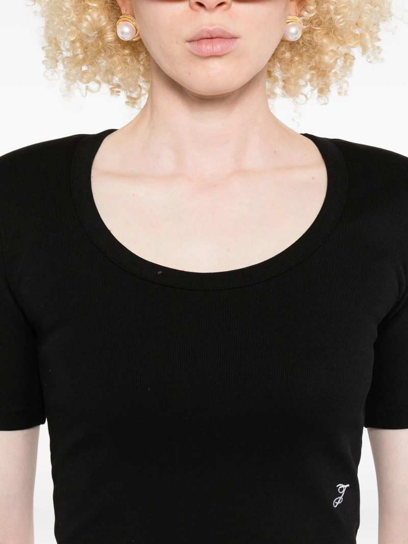 Jacquemus The Espiral Scoop-neck T-shirt 5