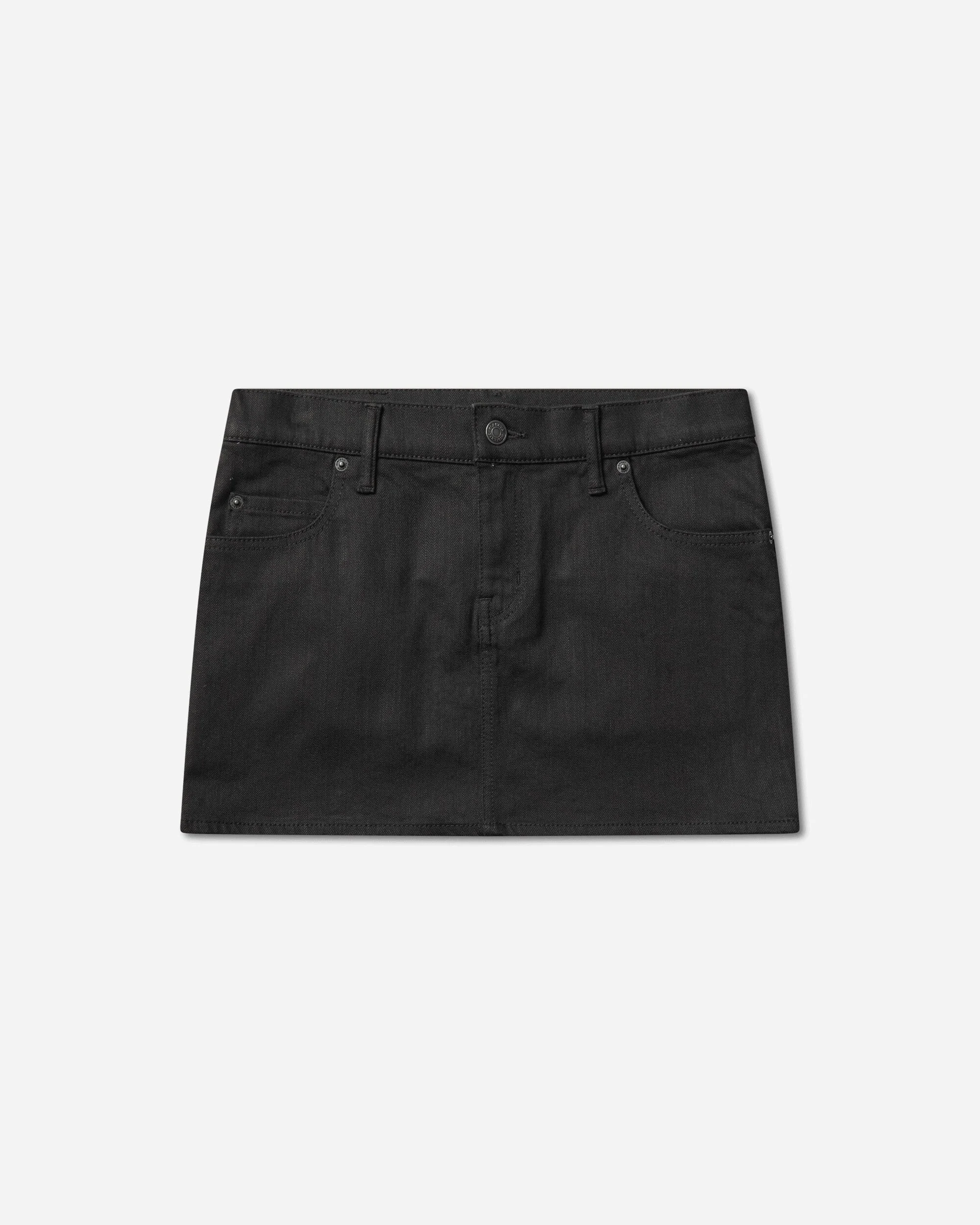 Women's Fire Hysteric Micro Mini Skirt Black - 1
