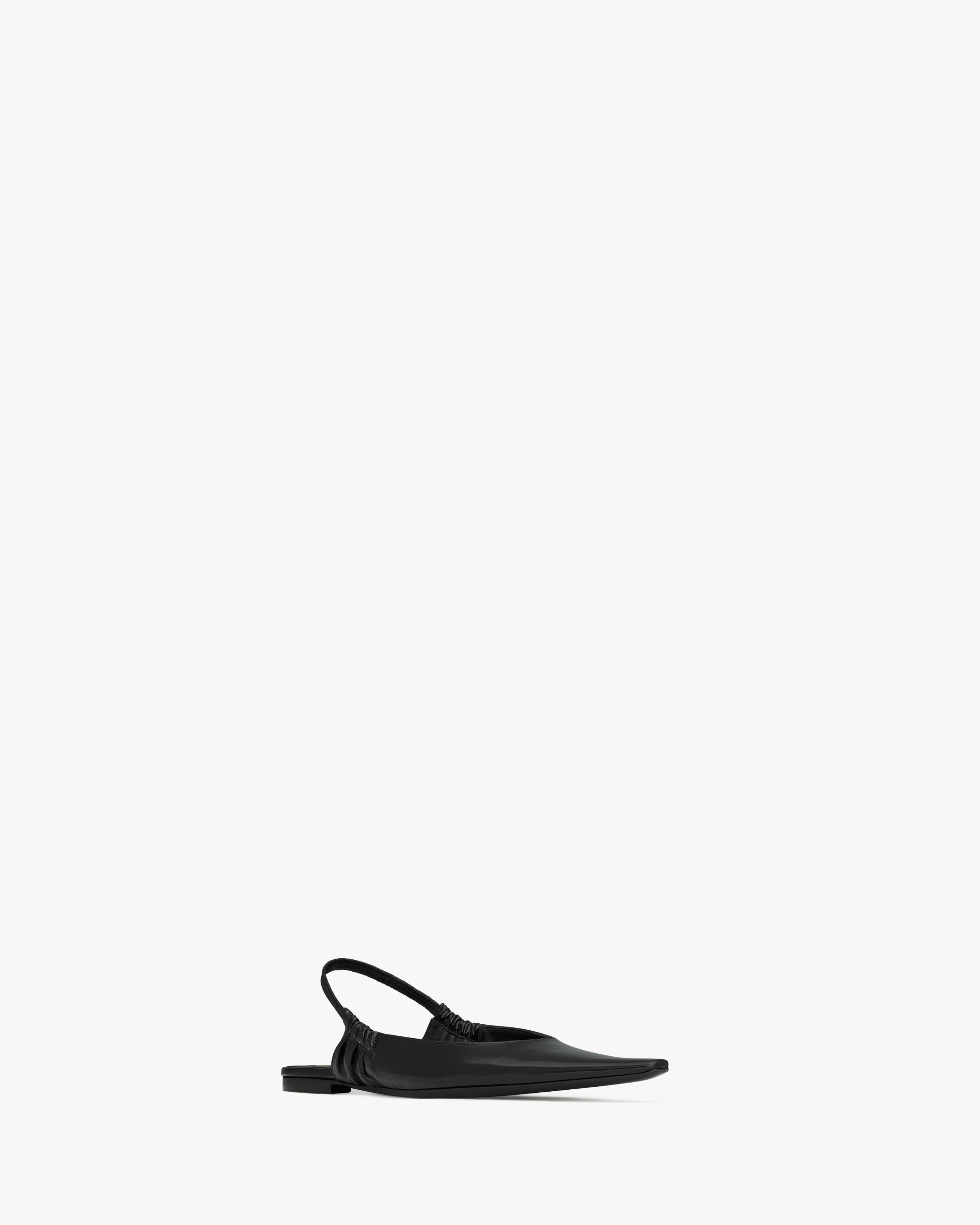 ANNE-MARIE SLINGBACK FLATS IN SMOOTH LEATHER - 2