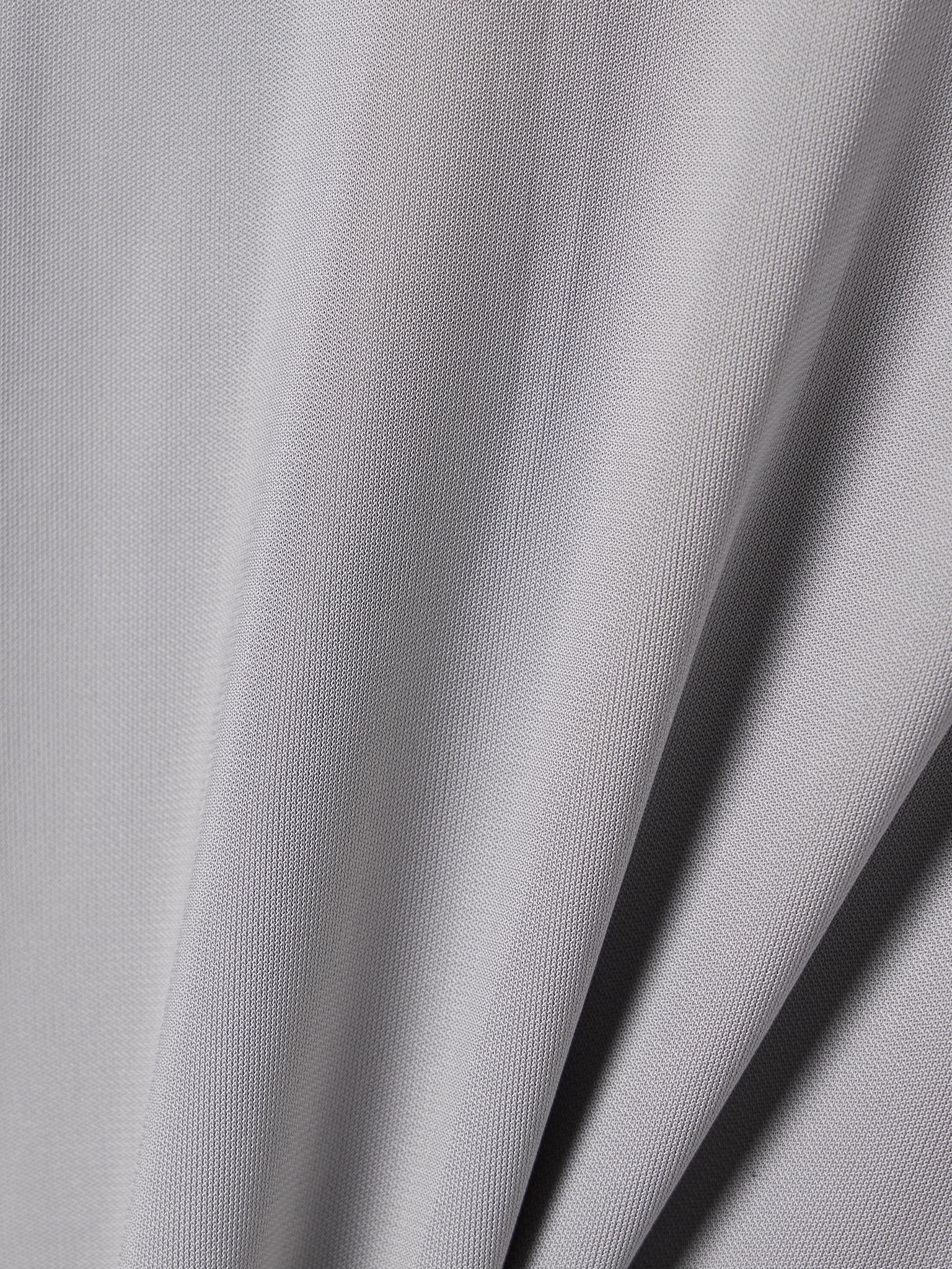 Belted draped jersey maxi dress Gray - 4