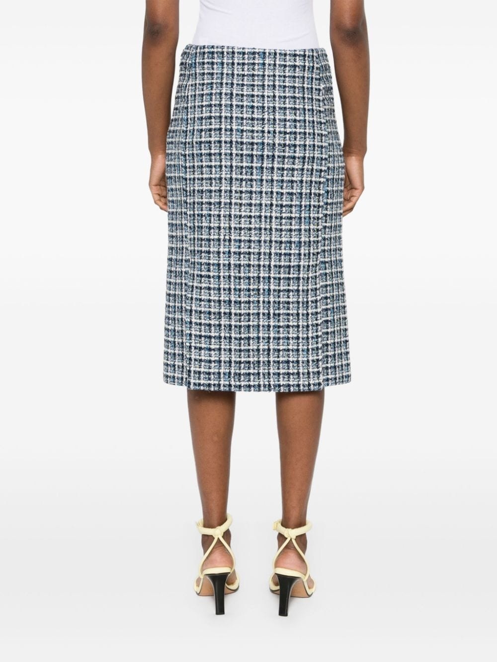 tweed midi skirt - 4