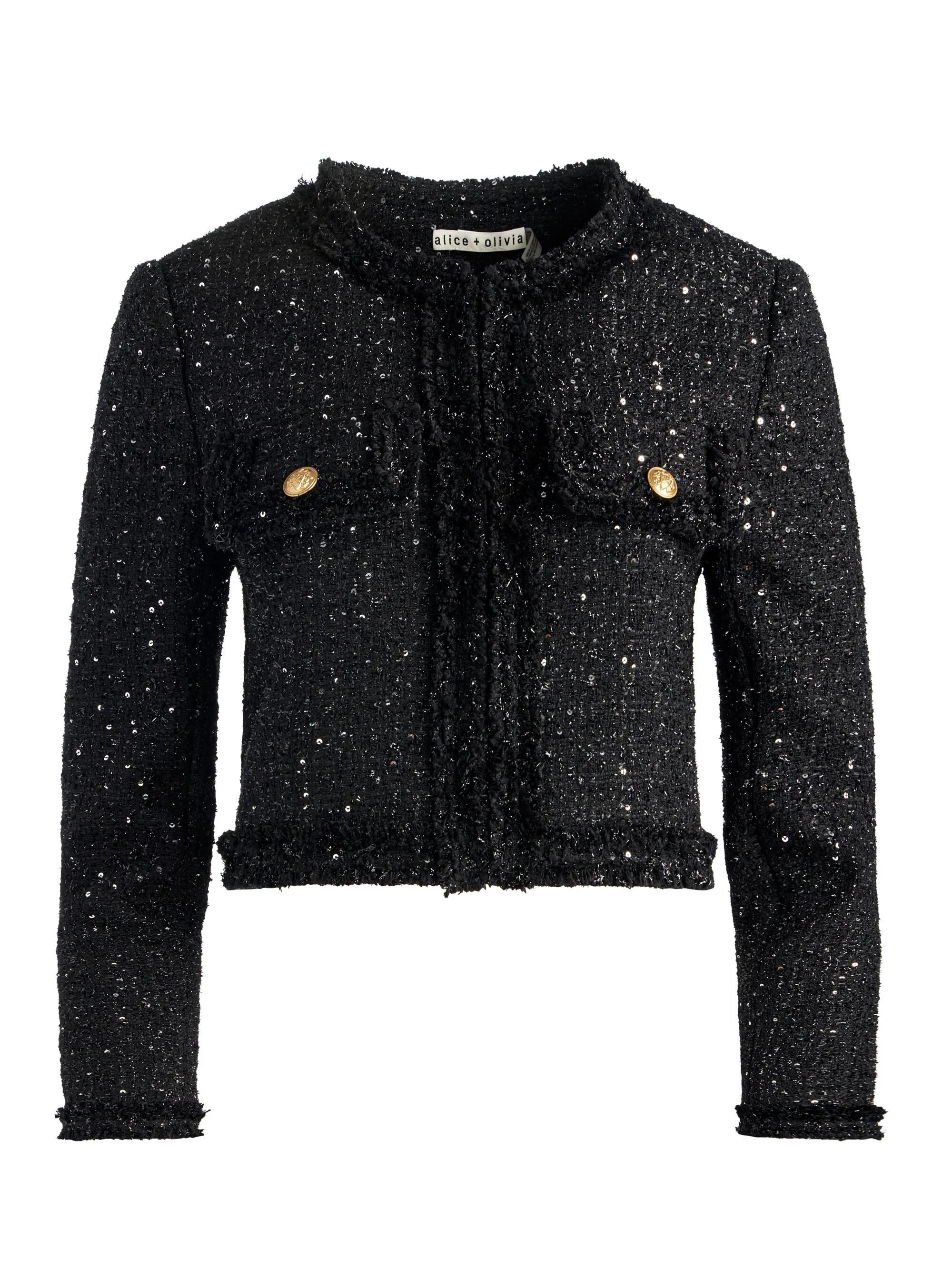 DUMONT EMBELLISHED TWEED JACKET - 1