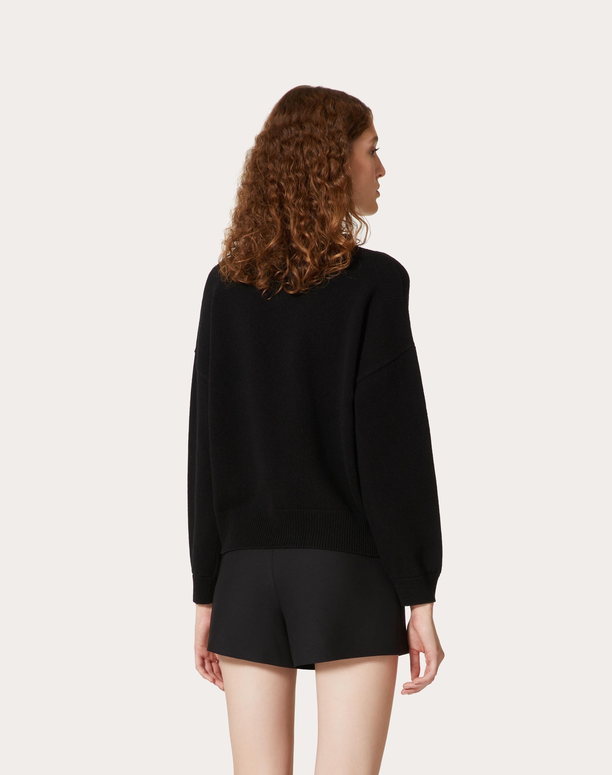 EMBROIDERED WOOL SWEATER - 4
