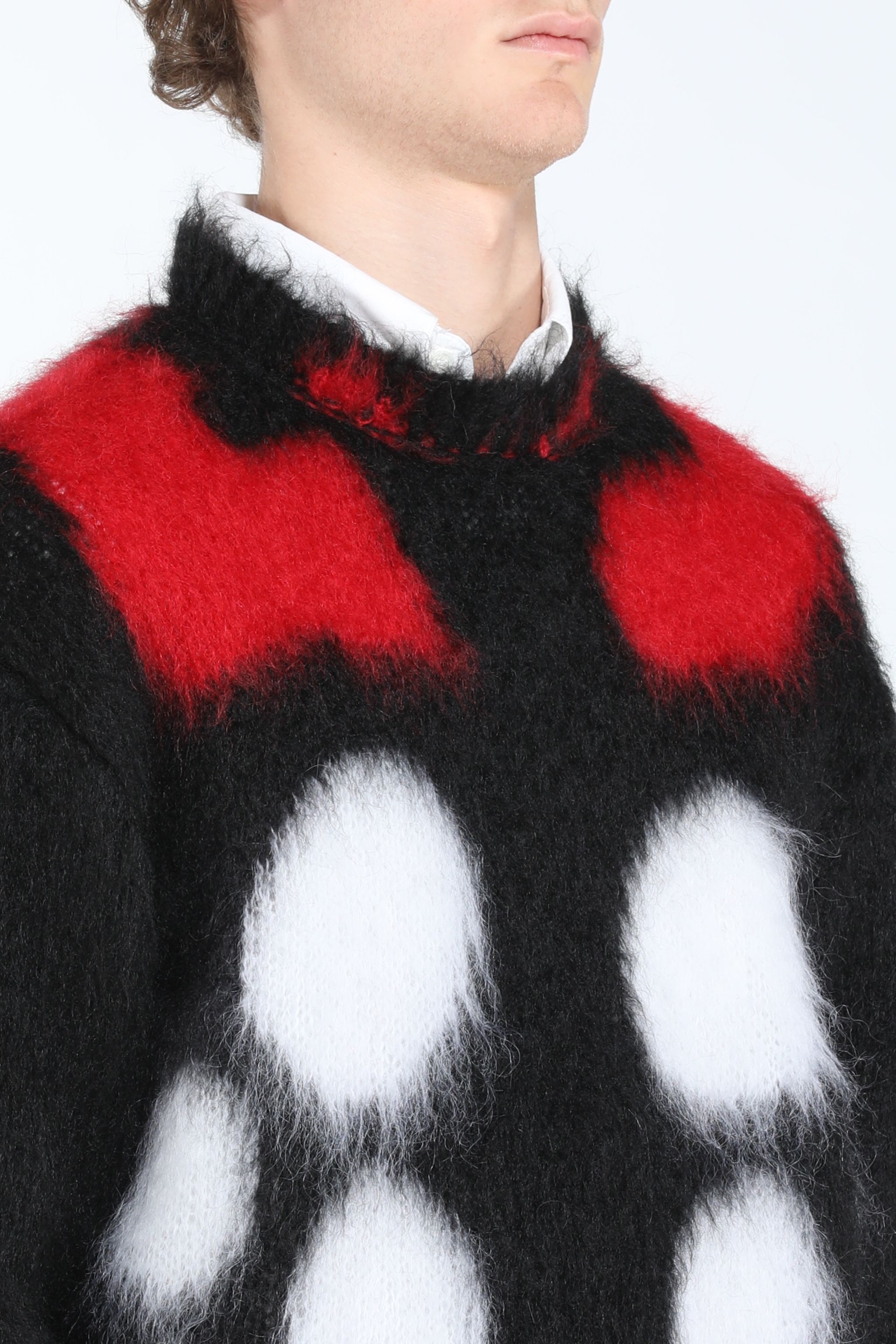 BRUSHED JACQUARD SWEATER - 5
