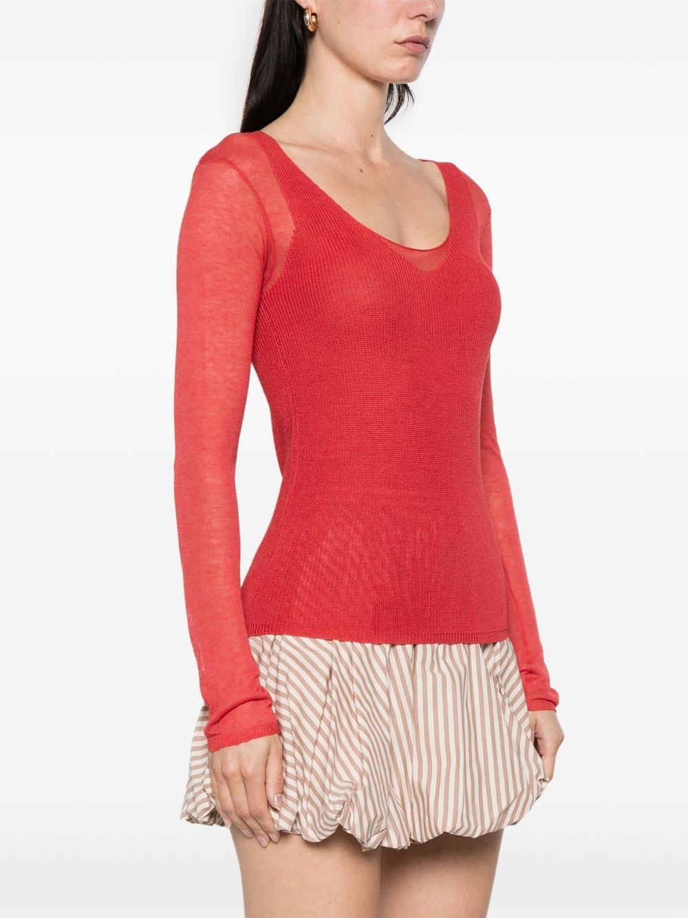fine-knit top - 3