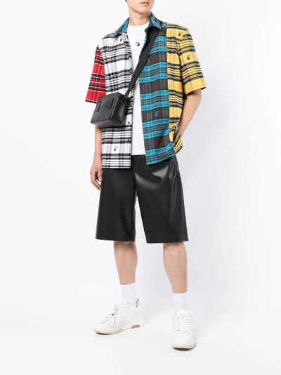 Off-White multi check-print shirt outlook